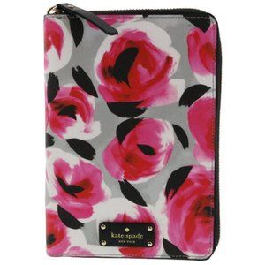 kate spade pink flower floral rose rosebed grove street planner agenda nwot